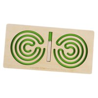 Bothyi - Tablero De Actividades De Juguete De Laberinto Juguete De Desarrollo Del Cerebro Izquierdo Y Derecho Para Recuerdo De Fiesta Verde