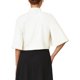 thumbnail image 3 of INSPIRE CHIC Blazer de Cóctel de Noche con Capa, Cuello Redondo, Manga Corta Dividida, Formal para Mujer, Talla XL, Blanco, 3 of 5