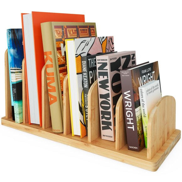 Soporte para Libros CraftSaints de 6 Secciones en Bambú para Encimera