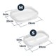 thumbnail image 4 of Estuche de almacenamiento B'More Brands, transparente, rígido, con cierre, paquete de 6, 4 of 5