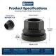 thumbnail image 5 of Tuercas de rueda PSGSP M14x1.5 16 uds negras 21 mm 7/8 in, 5 of 7