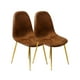 thumbnail image 1 of Sillas Murcia Gamuza Café - 2 Unid, 1 of 3