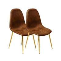 Habita2 Chile - Sillas Murcia Gamuza Café - 2 Unid