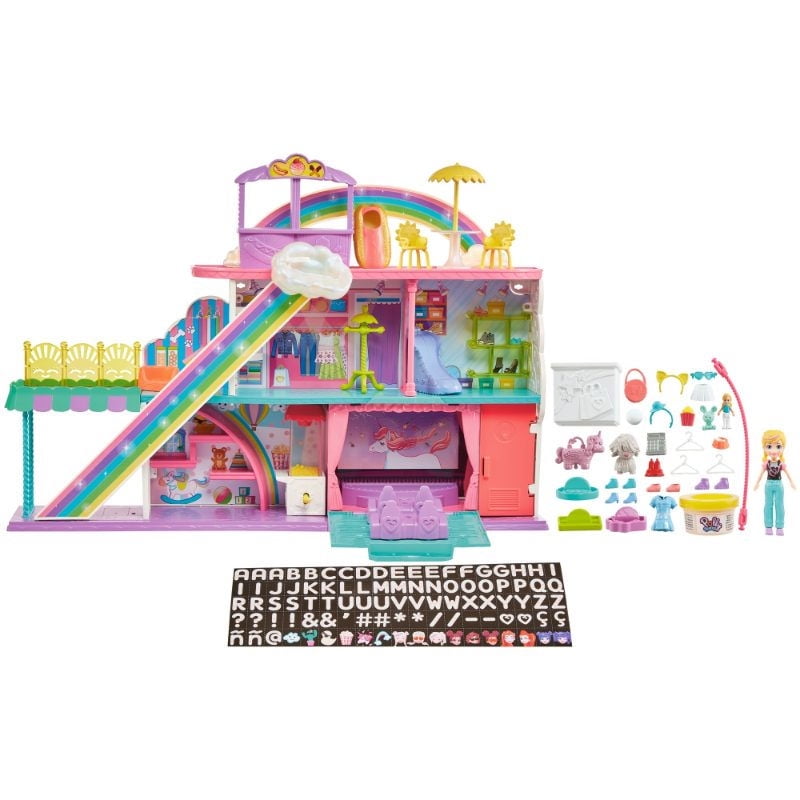 Polly Pocket - Muñeca Centro Comercial Dulces Sorpresas.