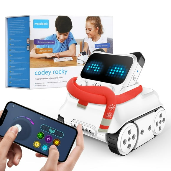 Robot emo interactivo Makeblock Codey Rocky para niños mayores de 6 años