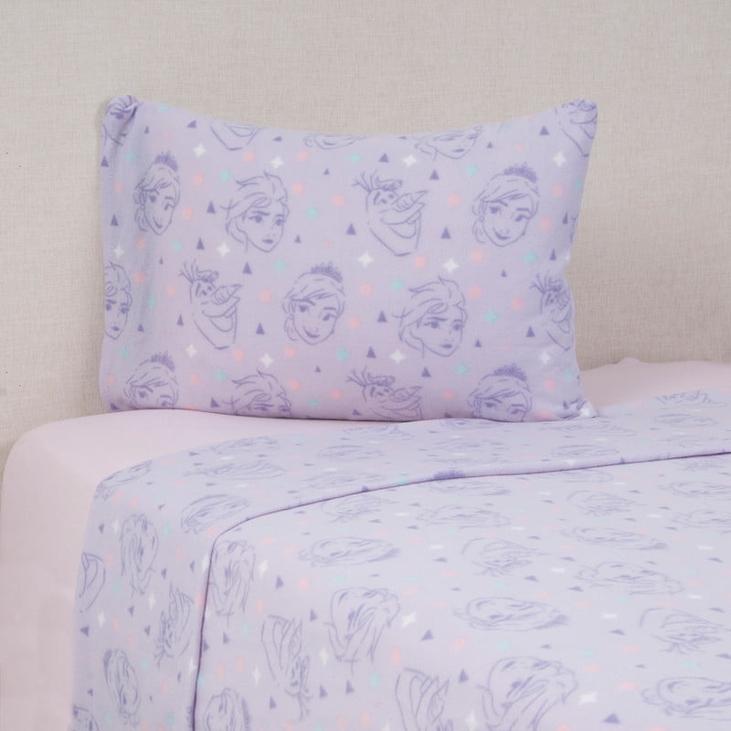 Disney - Juego De Sábanas Polar 1.5 Plaza Frozen Together