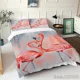 thumbnail image 1 of x1455 Bed SheetsFlamingo Cartoon Love Child Duvet Cover Set HD Comforter Cover Bedclothes for Kids Bedding Sets Bedroom Decor 3-Piece Bedding Set (1 Duvet Cover + 2 Pillow Shams) nj1455, 1 of 5