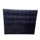 thumbnail image 1 of Respaldo De Cama 1.5 Plazas Valencia Felpa Negro, 1 of 2