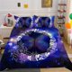 thumbnail image 1 of Mandala Starry Butterfly Quilt Duvet Cover Set Bedclothes Double Doona Cover3-Piece Bedding Set, 1 of 5