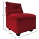 thumbnail image 5 of Butaca Mateo Pata Plástica 1 Cuerpo Chenille Tipo Lino Rojo, 5 of 5