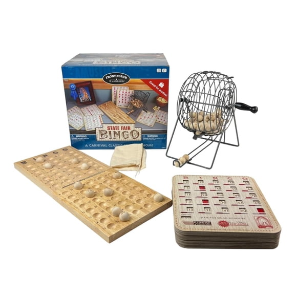 Set de bingo Front Porch Classics State Fair Deluxe Edition