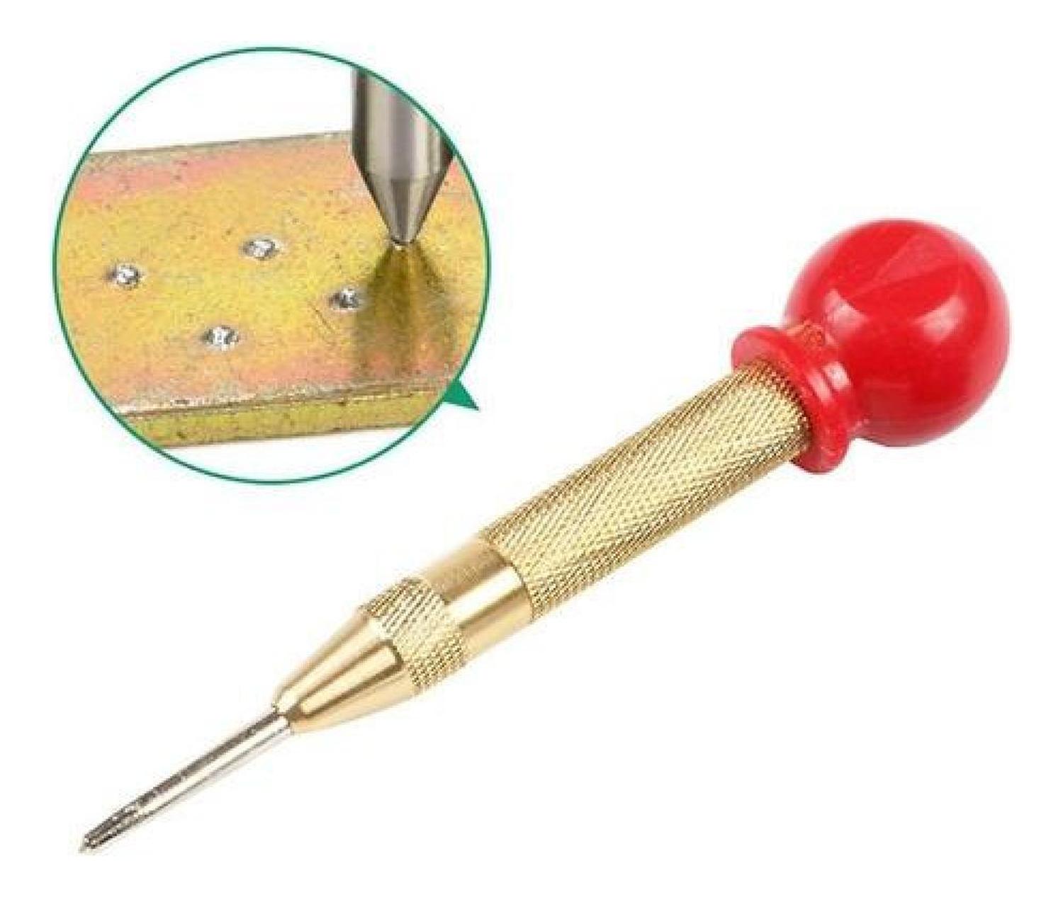 Genérica - Punzón Punto Centro Automático Trabajos Pesados Ergonómico