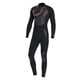 thumbnail image 1 of Mujeres Hombres Neopreno 3mm Traje De Neopreno Buceo Traje Completo Rash Guard Negro XL, 1 of 5