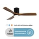thumbnail image 1 of Ventilador Techo Terraza Anwo Silencioso de Madera Marron Wifi con Luz Led, 1 of 3