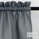 thumbnail image 3 of Juego de 2 cortinas NANAN impermeables de tejido gofre gris 76 × 114 cm, 3 of 7