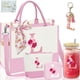 thumbnail image 1 of Bolso Tote AiHeart con Inicial en Lona y Bolsillo Interior, 1 of 7