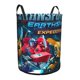thumbnail image 2 of Transformers: EarthSpark Cesta de lavandería de gran capacidad redonda con asa, bolsa para ropa sucia plegable, almacenamiento para dormitorio, baño y lavadero 44x35 cm, 2 of 6
