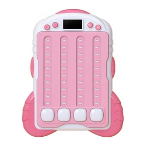 Fliperex - Juguete Sensorial Electronico Reflejos Y Ritmo Regalo Niños Rosa