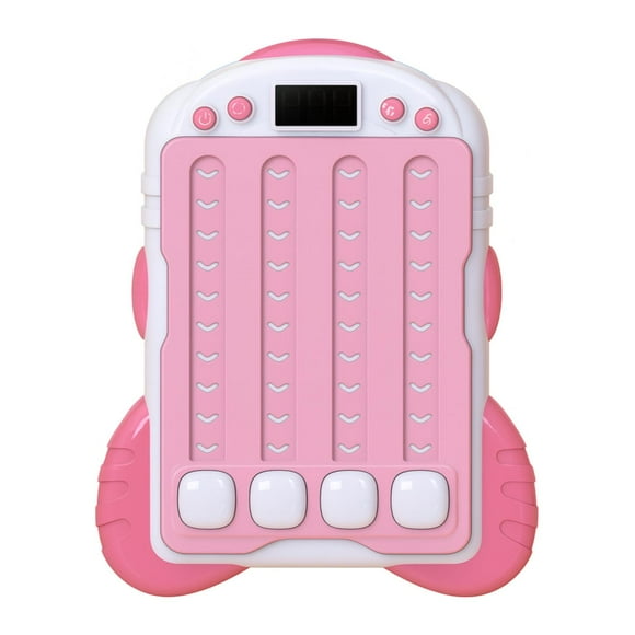 Juguete Sensorial Electronico Reflejos y Ritmo Regalo Niños rosa