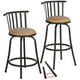 thumbnail image 1 of Taburetes de bar giratorios Furniturer, juego de 2, ajustables de 60 a 74 cm, 1 of 3