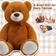 thumbnail image 4 of Peluche gigante de peluche Teddy Bear Toys Studio, 130 cm, 4 of 7