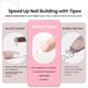 thumbnail image 4 of Uñas Beetles Tipex Instant Apex Medium Almond 512 unidades, 4 of 6