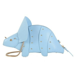 Veat00L - Lindo Bolso De Mujer En Forma De Dinosaurio, Diseño De Remache, Tirantes Extraíbles, Accesorios De Moda, Ampliamente Utilizado