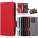 thumbnail image 2 of Funda Cartera para Motorola MOTO Edge 5G 2025 Tapa Flip con Ranuras y Soporte Rojo, 2 of 5