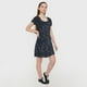 thumbnail image 4 of Vestido Niña Teen Viscosa Navy Corona, 4 of 5