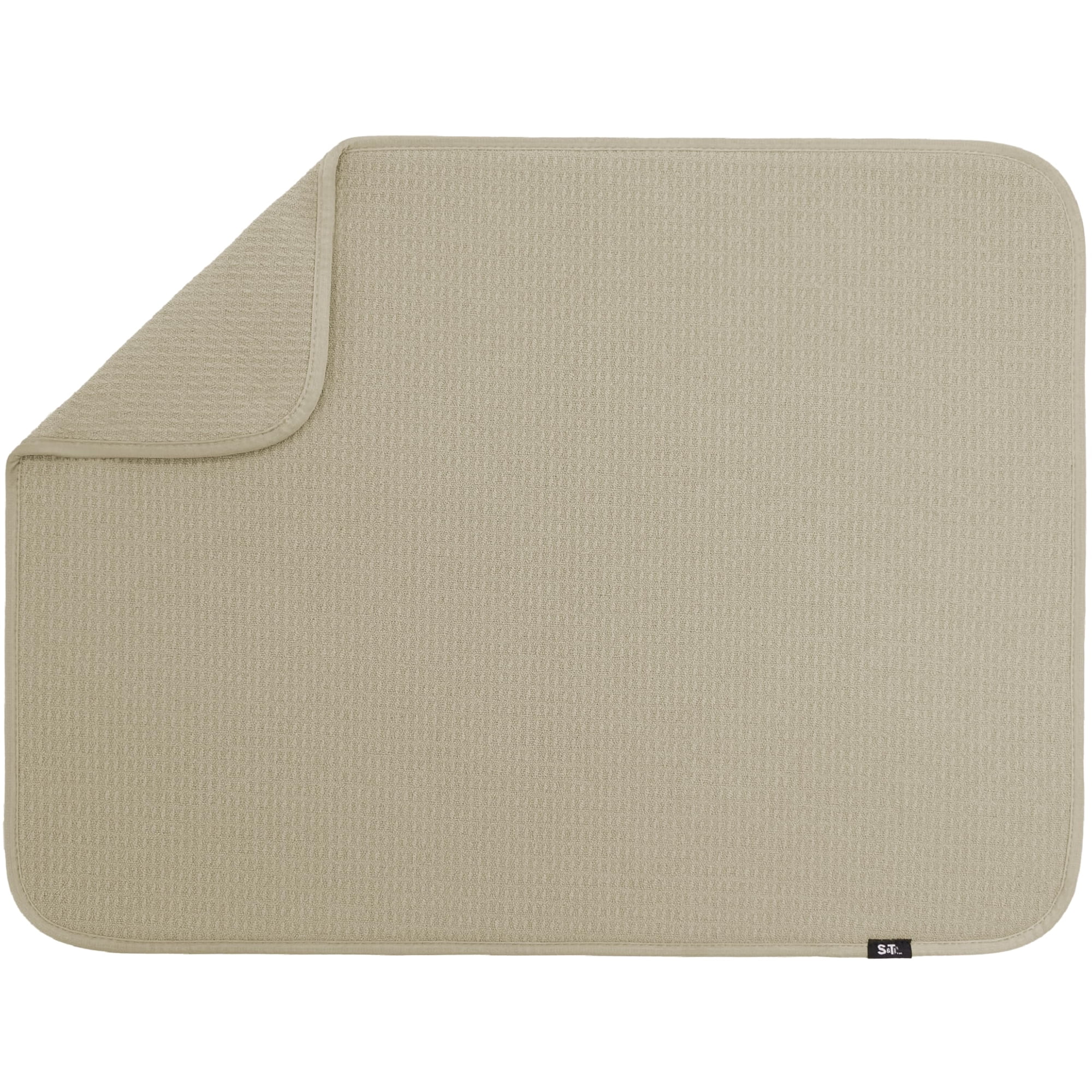 Alfombrilla Para Secar Platos S&t Inc. Microfibra Absorbente Xl De 45 X 60 Cm