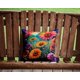thumbnail image 2 of Almohada Decorativa Gerbera Daisies 14x14, 2 of 6