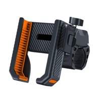 Bothyi - Soporte Para Teléfono De Bicicleta De 4,5 A 7 Pulgadas, Para Ciclismo, Motocicleta, Color Negro Y Naranja.