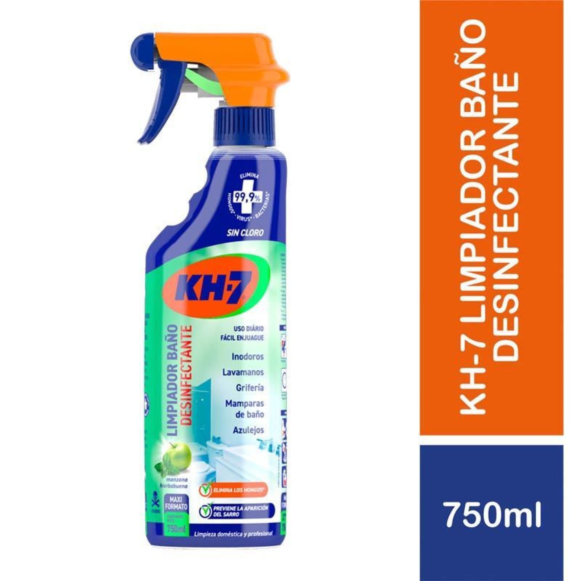 Limpiador Líquido Multiuso Baño Gatillo Botella 750 ml Kh-7