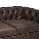 thumbnail image 3 of Sofa Florencia 3 Cuerpos Cuero Colorado Marron, 3 of 6