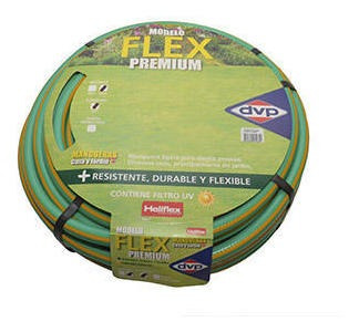 Manguera Pvc Malla 1/2'' 25 Metros Verde Claro Dvp