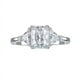 thumbnail image 1 of 3ct Moissanite Ring - 18k Gold Plated Birthday Gift for Women - Perfect Promise Ring, 1 of 4