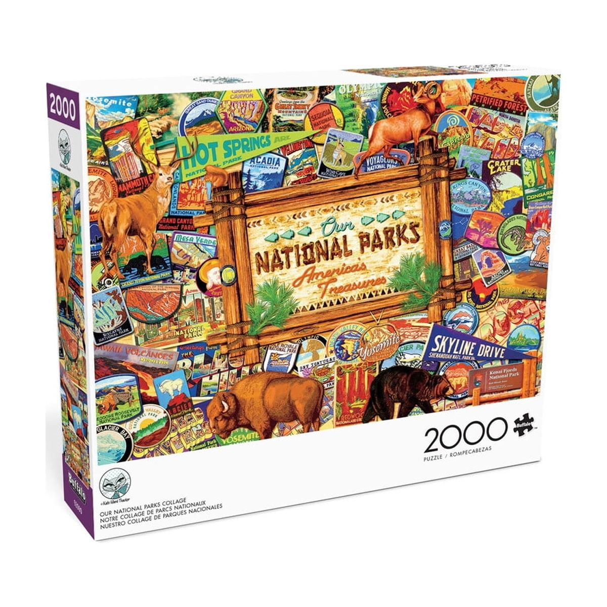 Rompecabezas Buffalo Games Our National Parks 2000 Piezas