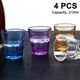 thumbnail image 1 of Juego de 4 vasos de agua de 210 ml, irrompibles, apilables y de primera calidad para restaurante, de plástico acrílico, para agua, cerveza, whisky, vino y zumo., 1 of 8