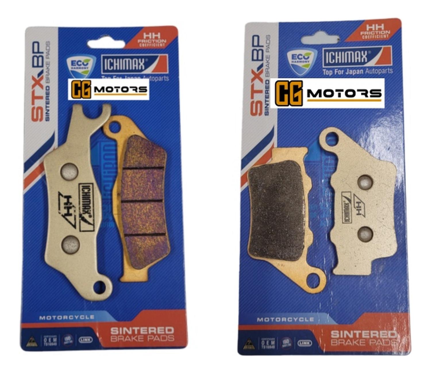 Genérico - Pastilla Freno Delantera + Trasera Suzuki Gixxer 250 Di - Sf