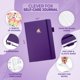 thumbnail image 5 of Clever Fox Libro en blanco 17x21 cm Planificador morado, 5 of 6