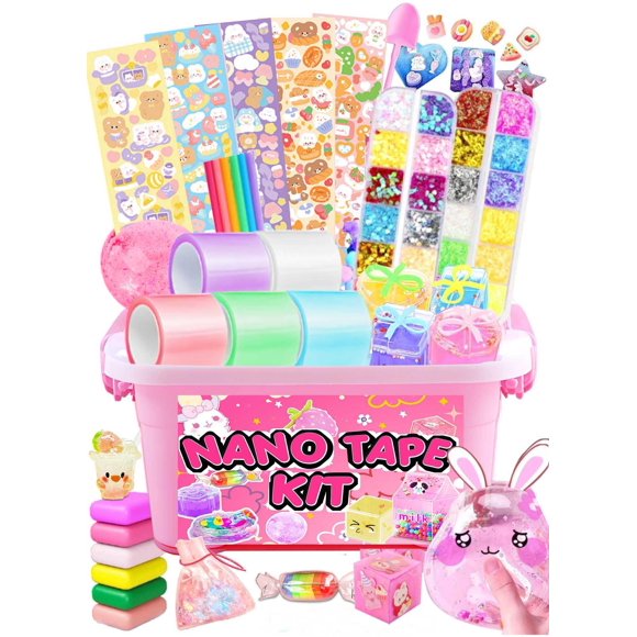 Kit DIY de burbujas con cinta nano ZiZa para niñas
