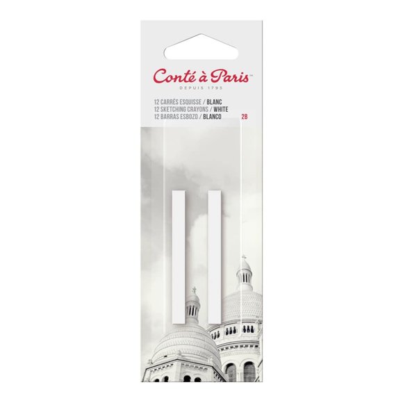 Crayones Conté à Paris Sketching Carré 2B - Pack de 2