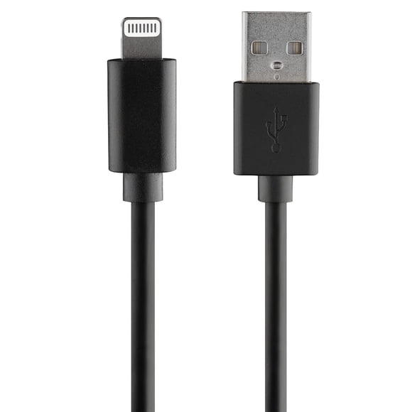 Cable cargador Rove RV06201 Lightning (R) a USB de 1,2 m, color negro
