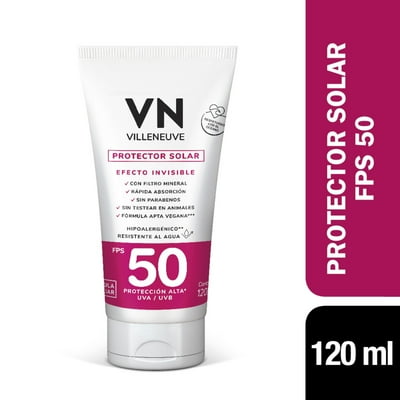 Protector Solar Vn Fps 50 120 Ml Villeneuve