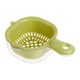 thumbnail image 2 of Canasto De Drenaje Para Lavabo De Verduras Con Asa Para Restaurante Cherry Party, Color Verde, 2 of 3