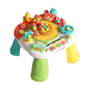 Magideal - Mesa De Aprendizaje Musical Portátil, Mesa , Juguetes De Aprendizaje Musical Duraderos Para Pequeños , Rojo