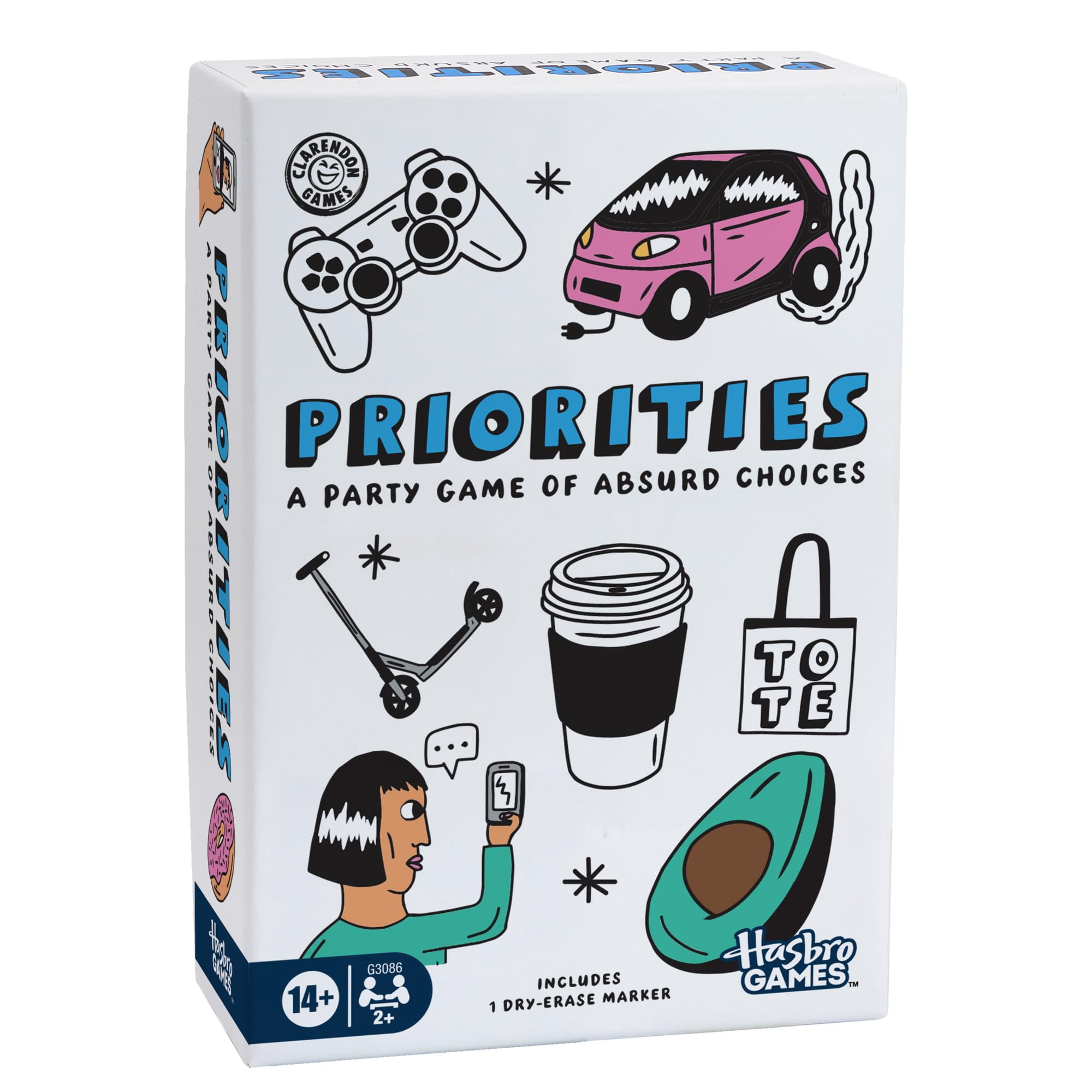Party Game Hasbro Gaming Priorities Game Para Adultos Mayores De 14 Años