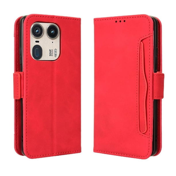 Funda Tipo Billetera FOXDOCK para Motorola Edge 50 Ultra 5G – Tapa Flip con Tarjetero