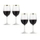 thumbnail image 1 of Set 4 Copas Vino 320mL Borde Dorado Allegra Elegancia Vinos, 1 of 2