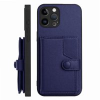 Foxdock Funda Para Iphone 12 Pro Max Con Bloqueo Rfid - Diseño Elegante Con Cierre De Botón